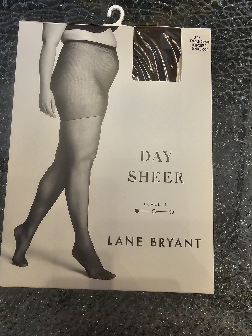 Lane Bryant Sheer Pantyhose Tights - French Coffee Brown/Day Sheer
